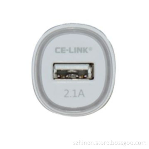 Car Charger with 5V/2.1A Output